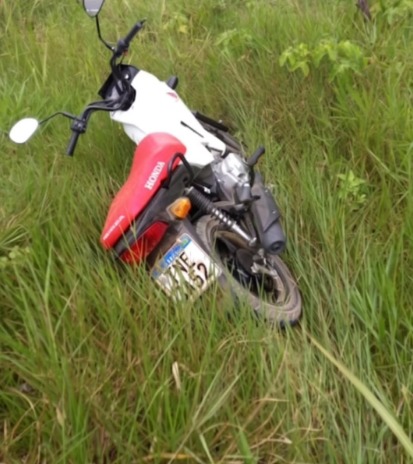 MOTOCICLETA ROUBADA NA REGIÃO DO RIO GRANDE É LOCALIZADA