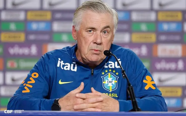 ANCELOTTI CONVOCA SELEÇÃO BRASILEIRA COM NOVOS NOMES PARA AMISTOSOS CONTRA AUSTRÁLIA E ÍNDIA